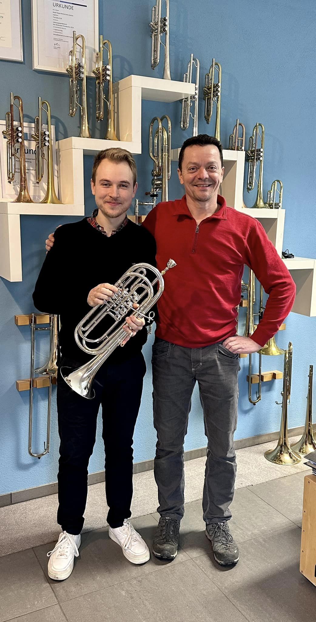 Julius Joachim Mit Neuer C-Basstrompete